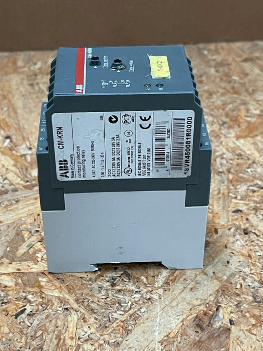 ABB – 1SVR450081R0000 (CM‑KRN) – Contact Protection/Monitoring Relay 220–240VAC