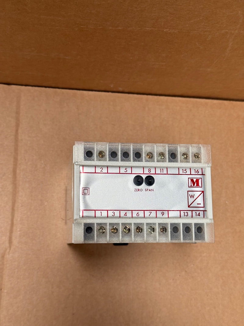 Multitek – M100‑WA5 – 3‑Phase 4‑Wire Unbalanced Watt Transducer, 0–20mA / 0–10V