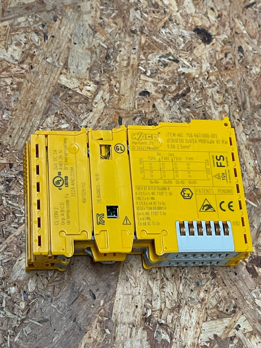 WAGO - 750-667/000-003 - Fail-safe 4/4 Channel Digital I/O Module, 24 V DC, 2 A