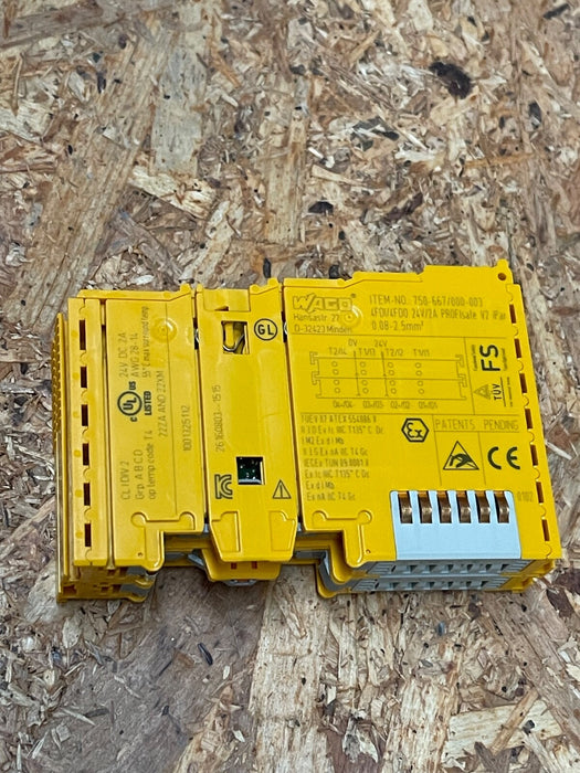 WAGO - 750-667/000-003 - Fail-safe 4/4 Channel Digital I/O Module, 24 V DC, 2 A