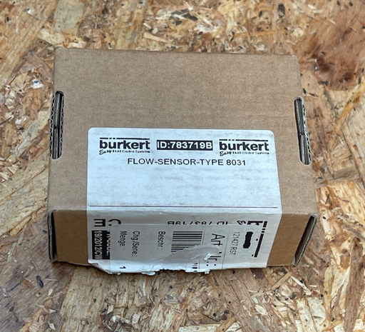 Burkert – Type 8031 – Low‑Flow Paddle‑Wheel Sensor with Frequency Output