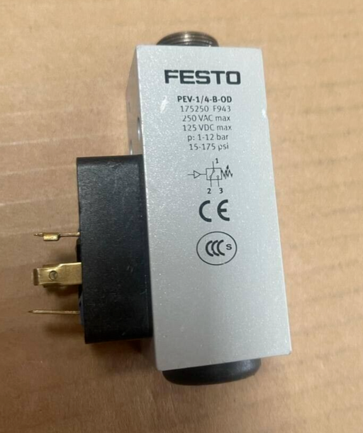 FESTO PEV-1/4-B-0D 175250 Pressure switch