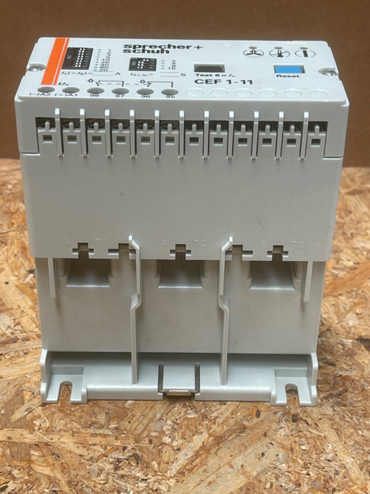 Sprecher & Schuh – CEF1‑11 – Electronic Motor Protector, 0.5–180 A, 240 V AC