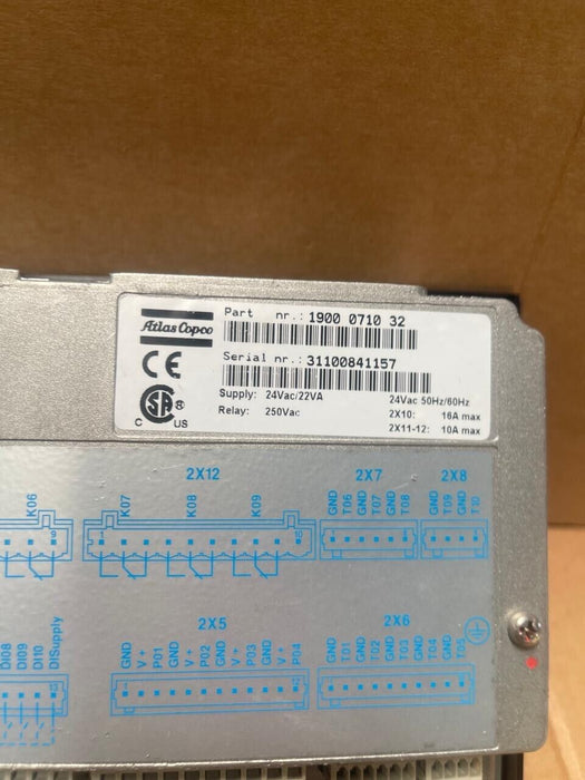 Atlas Copco - 1900 0710 32 - Elektronikon Regulator Air Compressor Controller