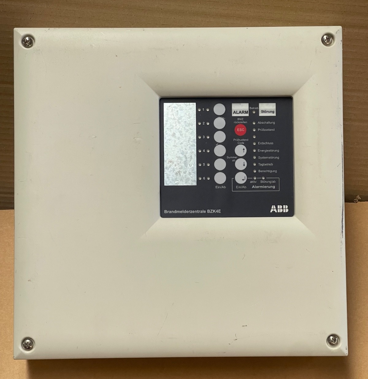 ABB – 2CDG430022R0011 – BZK4E Fire Alarm Control Panel / Brandmelderze ...