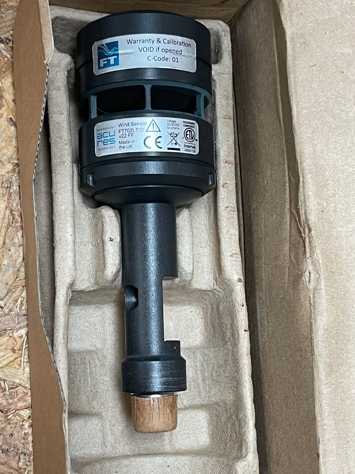 FT Technologies - FT702LT/D-V22-FF - Analog Ultrasonic Wind Sensor ...