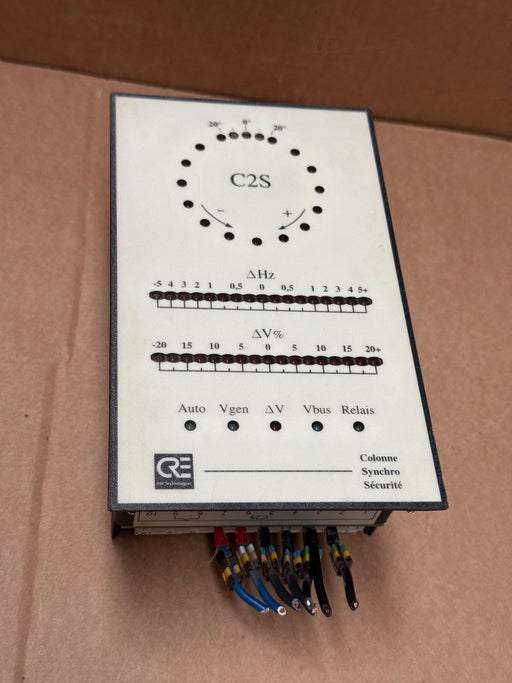 CRE Technology – A25Z0‑D - C2S – 100 VAC Auto‑Synchronizer & Safety Column