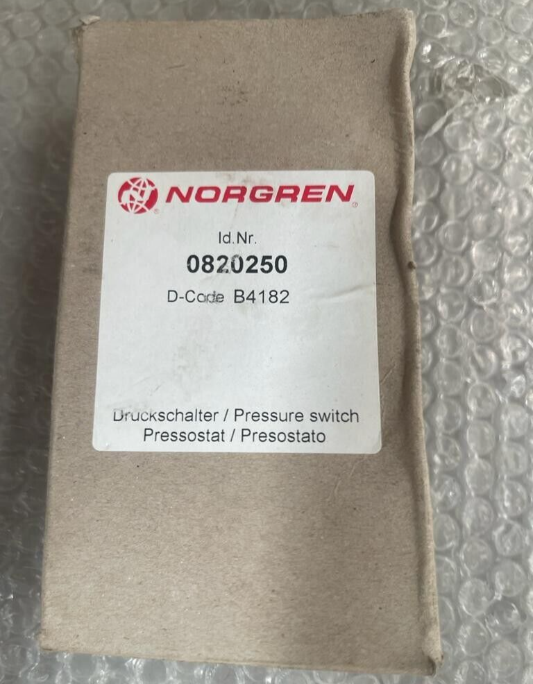 NORGREN, D-CODE B4182, Id.Nr. 0820250 Pressure switch