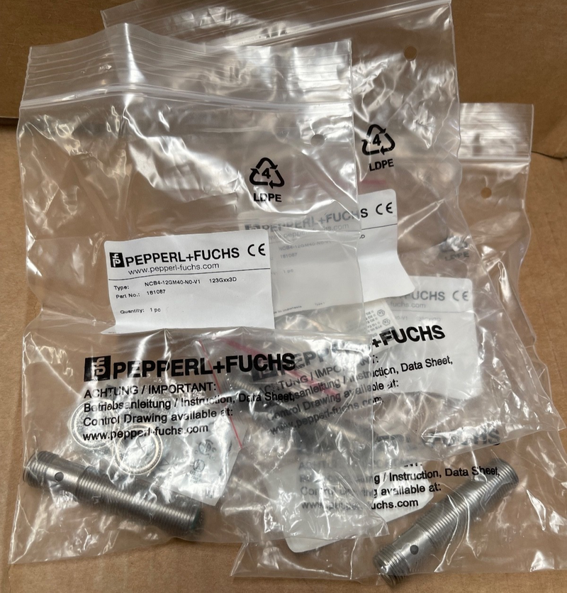 Pepperl + Fuchs – 181087 – NCB4‑12GM40‑N0‑V1 Inductive Sensor