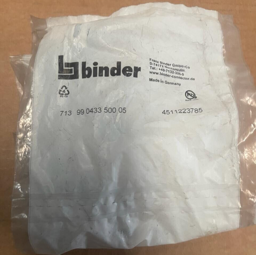 Binder - 713 99 0433 500 05 - M12 Flanschstecker