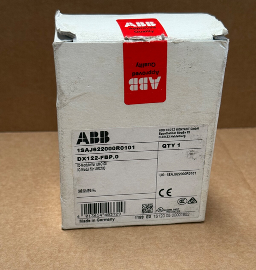 ABB – DX122‑FBP.0 (1SAJ622000R0101) – I/O Module for UMC100, 8 DI (110–230 VAC)