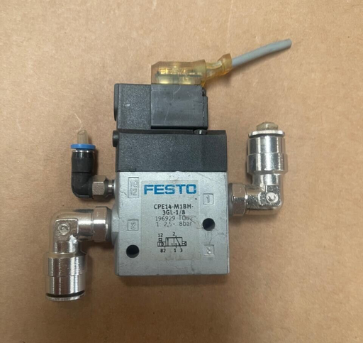 Festo - CPE14-M1BH-3GL-1/8 - 3/2-Way Solenoid Valve - 196929