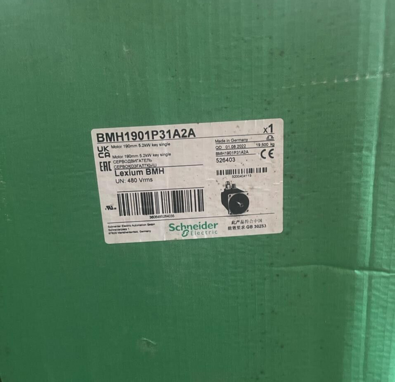Schneider Electric  Lexium BMH - BMH1901P31A2A - Servo Motor 190mm 5.2kW