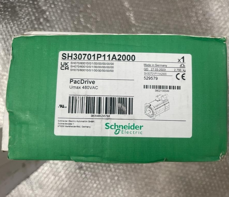 Schneider, SH30701P11A2000, PacDrive Umax 480VAC SH070/60010/0/1/00/00/00/00/00