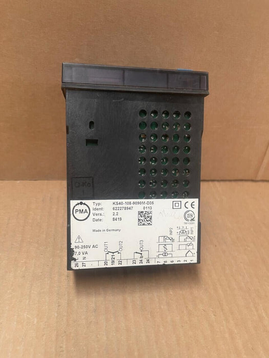 Weishaupt - KS40-108-9090M-D35 - Universal Temperature Controller, 90-250V AC