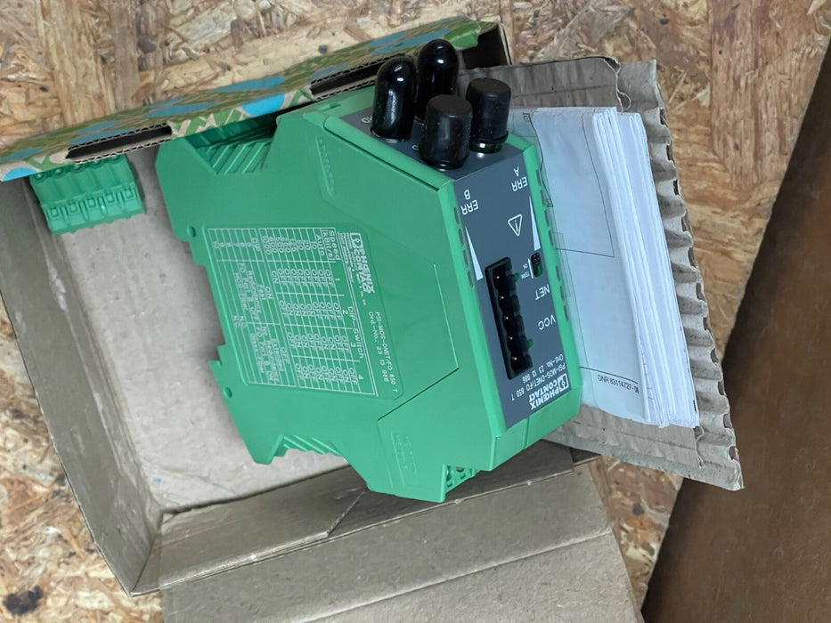 Phoenix Contact – PSI‑MOS‑DNET/FO 850 T – Fiber‑Optic Media Converter 2313986