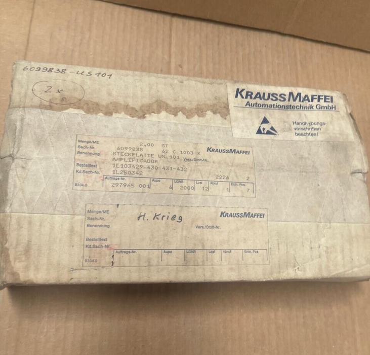 KRAUSS MAFFEI - 6099838 - 1L103429-430-431-432