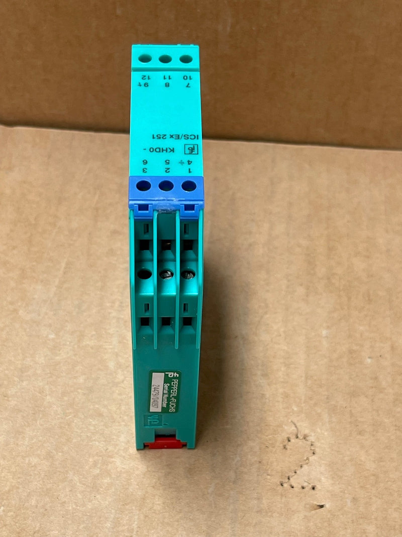 Pepperl+Fuchs – KHD0‑ICS/Ex251 (71312) – 2‑Channel Isolated Repeater