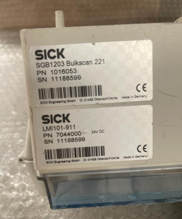 SICK, SGB1203 Bulkscan 221 (1016053) with LMI101-911 (7044000) 24V DC