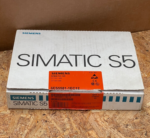 Siemens - 6ES5581-1EC12 - SIMATIC S5 CP 581/486 Basic Module, 4 MB RAM