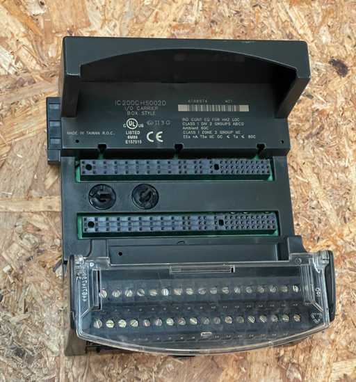 GE Fanuc – IC200CHS002D – VersaMax Box‑Style I/O Carrier 36-Terminal, 0–264 VAC
