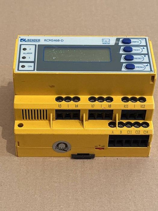 BENDER RCMS460-D-2 Differenzstromauswertgerät / Residual Current Evaluator