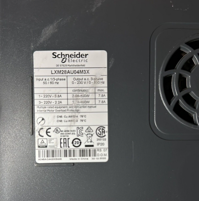 Schneider Electric, LXM28AU04M3X, Motion Servo Drive, Lexium 28