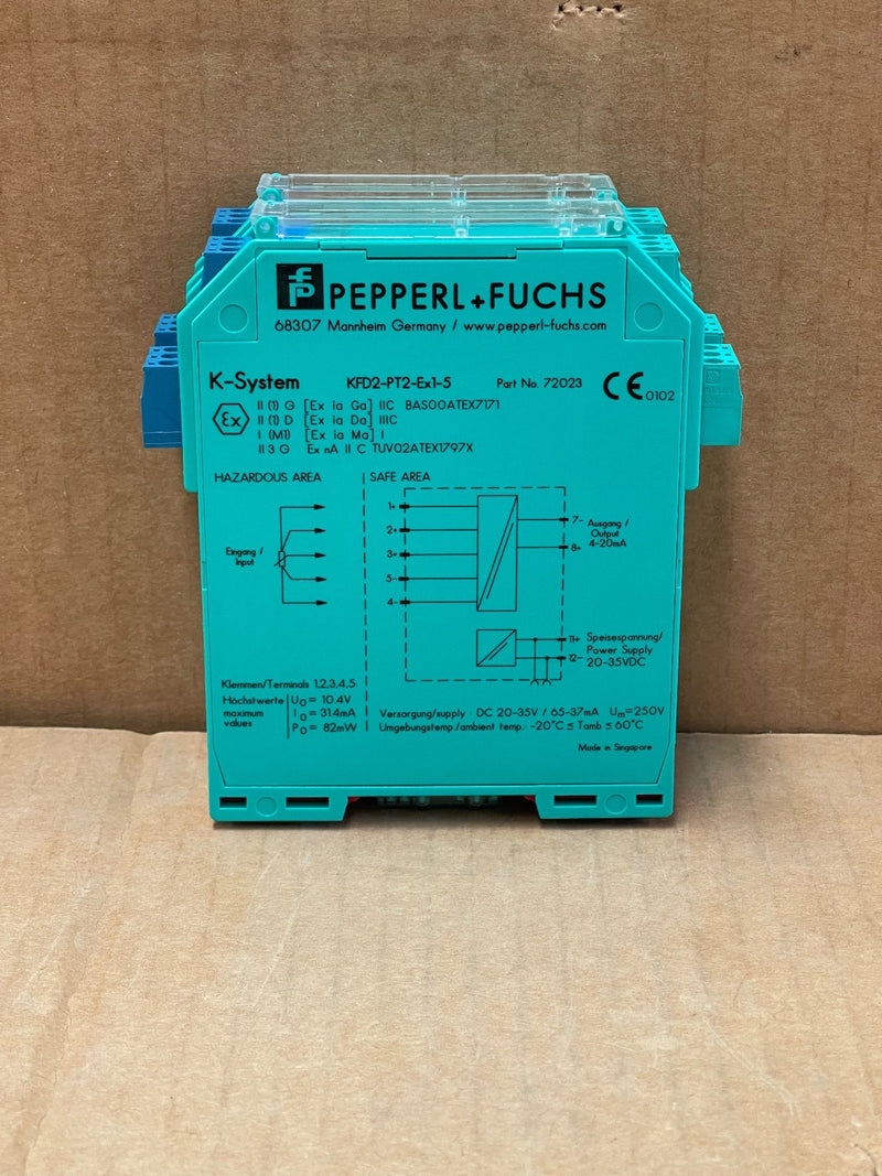 Pepperl+Fuchs – KFD2‑PT2‑EX1‑5 (72023) – 1‑Channel Potentiometer Converter