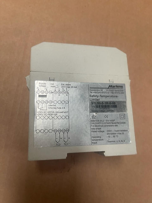 MARTENS - STL50-5-1R-0-00 - Safety-Temperature-Limiter