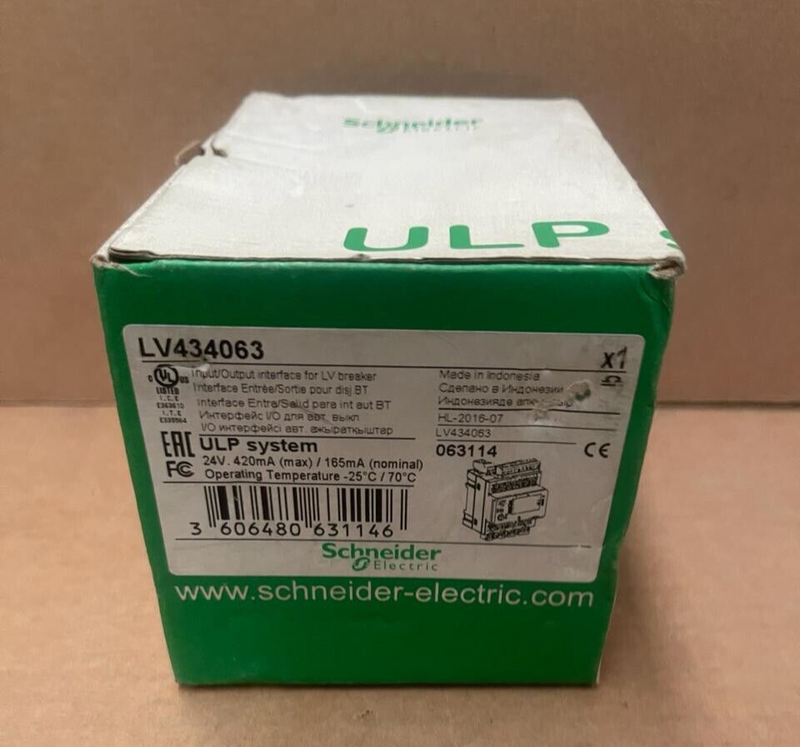 Schneider Ekectric ULP System - LV434063 - Input/Output Interface for LV Breaker