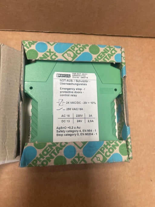 Phoenix Contact - 2963718 - PSR-SCP- 24UC/ESM4/2X1/1X2 - Safety Relay