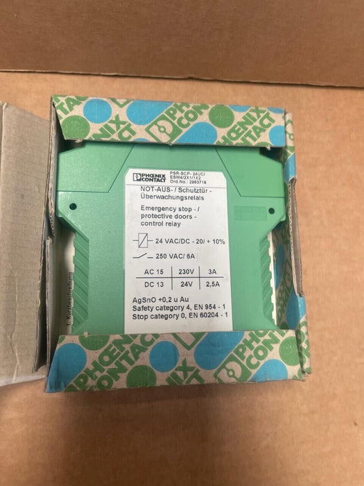 Phoenix Contact - 2963718 - PSR-SCP- 24UC/ESM4/2X1/1X2 - Safety Relay