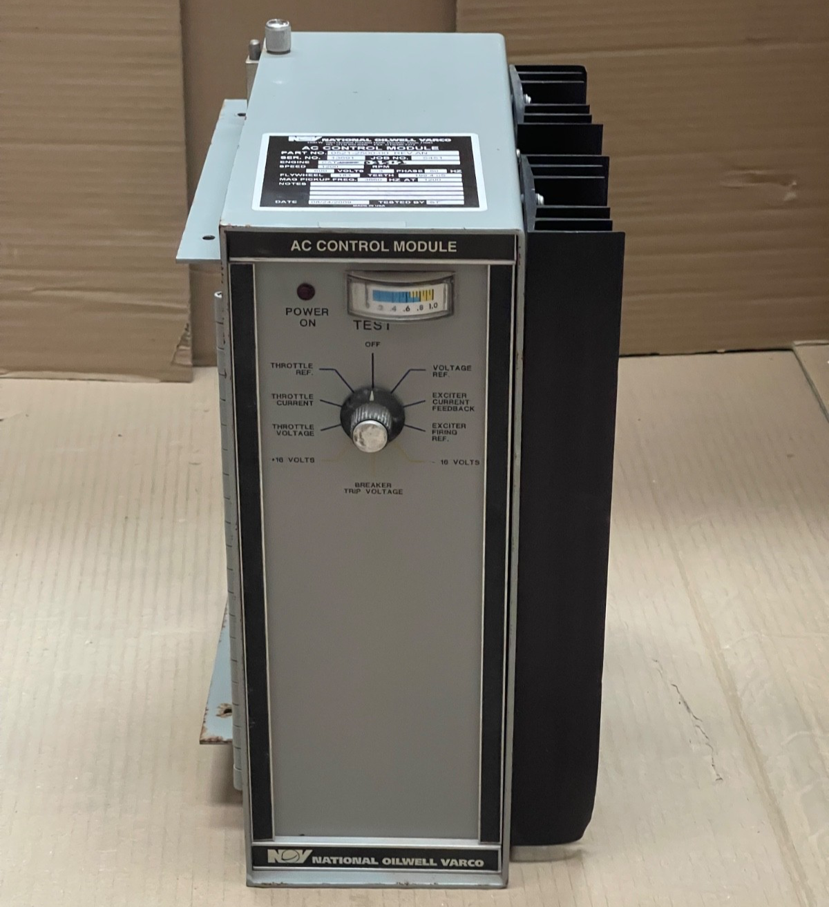 National Oilwell Varco – 0521-2500-00 Rev AN – AC Drive Control Module ...
