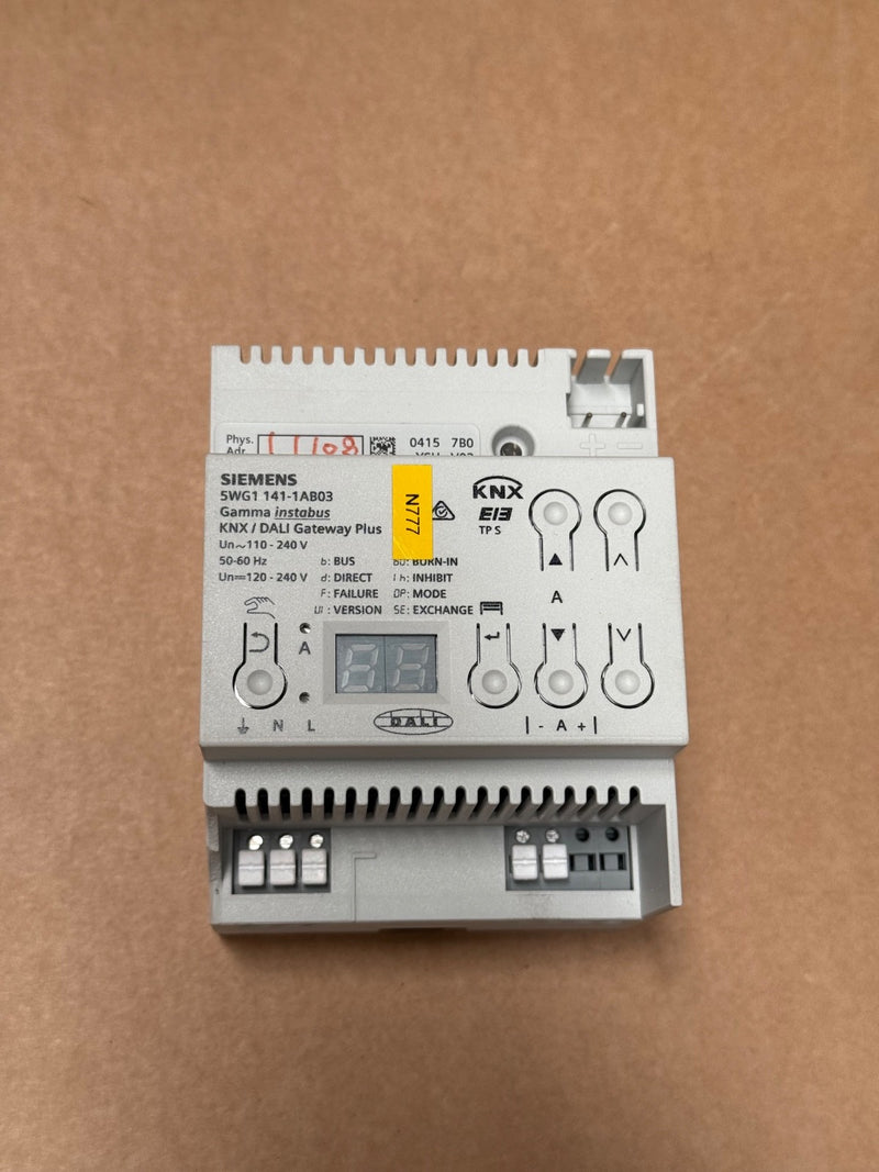 Siemens – 5WG1141-1AB03 – KNX/DALI Gateway Plus N 141/03, 1‑Channel, 230 VAC