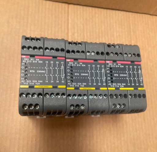 ABB - 2TLA010026R0500 - RT6 Safety Relay, 230 VAC, 3NO/1NC Contacts