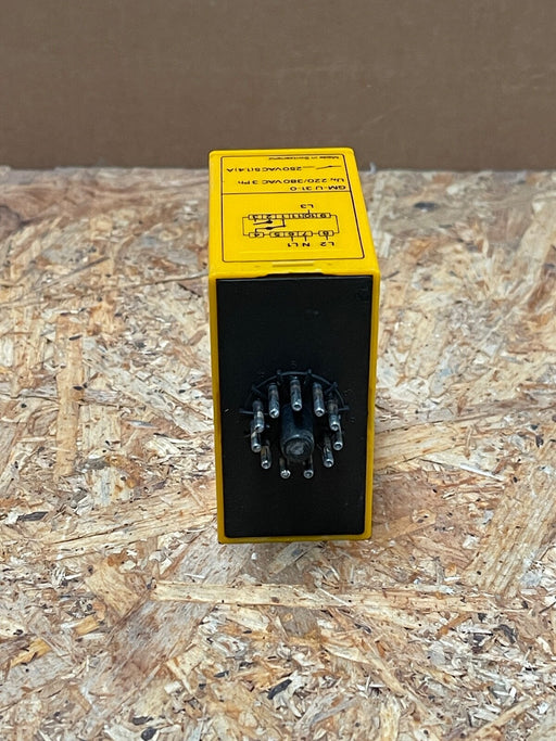 Selectron Lyss – GM‑U 31‑0 – 3‑Phase Voltage Monitoring Relay, 110–240 VAC