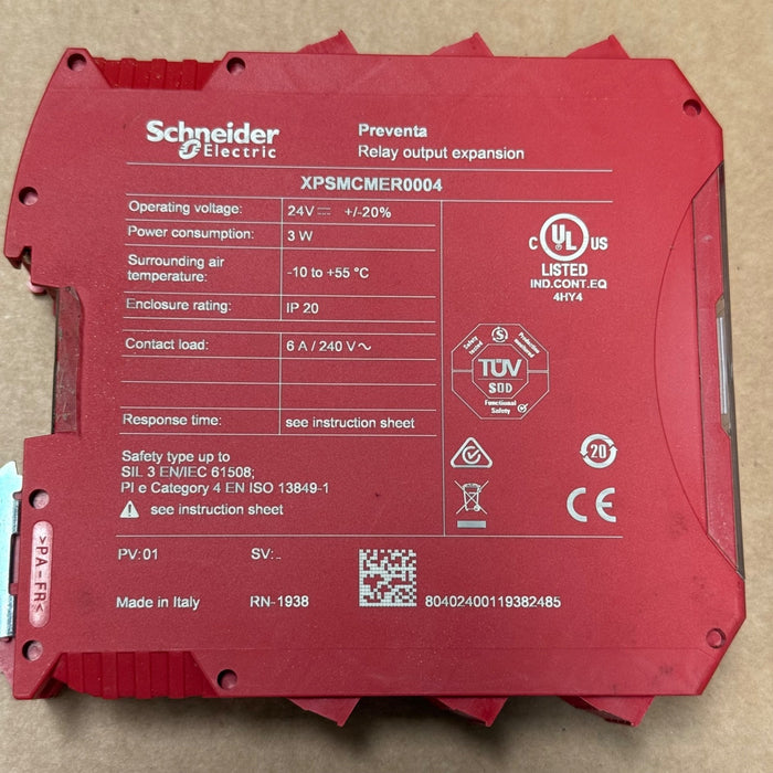 Schneider Electric – XPSMCMER0004 – Modicon MCM Safety Relay Expansion