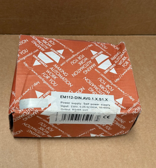Carlo Gavazzi – EM112‑DIN.AV0.1.X.S1.X – 2‑DIN Single‑Phase Energy Analyzer