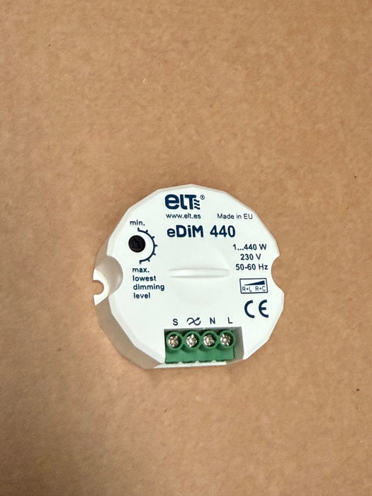 ELT – eDIM 440 (9954002) – 230 V Universal LED Dimmer Rotary Control, Up to 440W