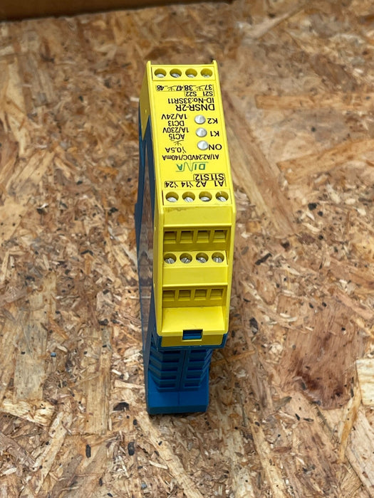 DINA Elektronik - DNSR-2R V2 - SAFEONE Emergency Stop Relay, 24 V DC