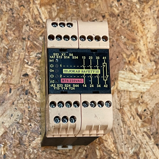 Jokab Safety - 2TLA010026R0500 - RT6 230V AC Safety Relay, 3NO/1NC, 45 mm