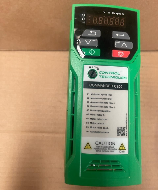 Control Techniques Commander - C200-024 00041 A 1.5kW VFD Motor Speed Drive