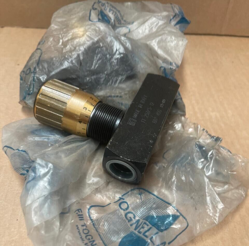 Tognella - FT 257/5-12 - In-Line Single-Acting Flow Control Valve, G 1/2”, 400 B