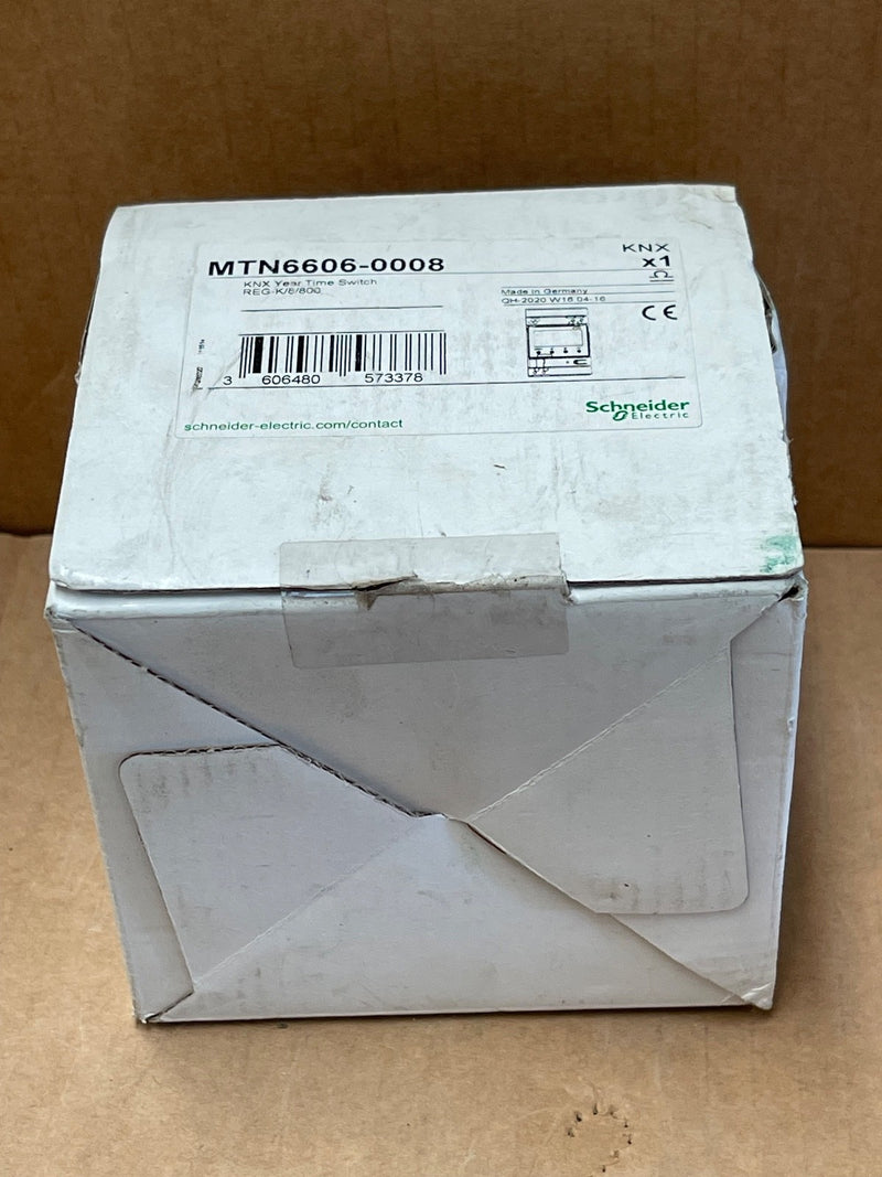 Schneider Electric – MTN6606‑0008 – REG‑K/8/800 KNX Annual/8‑Channel Time Switch
