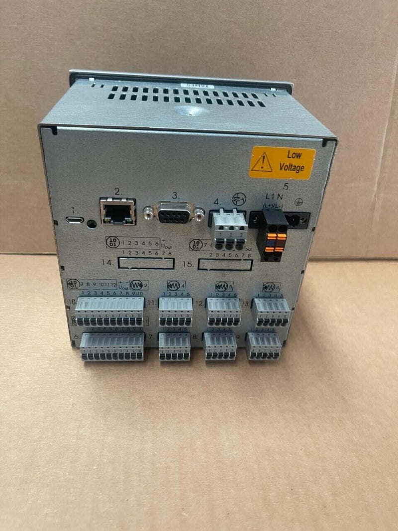 JUMO LOGOSCREEN 600 - 706520/18-110-25/000 - 6 Inputs, 12 I/O, Touchscreen