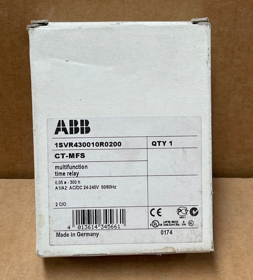 ABB – CT-MFS (1SVR430010R0200) – Multifunction Timer, 2 SPDT, 24–240V AC/DC