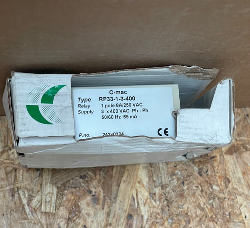 Comadan (C‑Mac) – RP33‑1‑3‑400 – Three‑Phase Voltage Monitoring Relay, 400 VAC