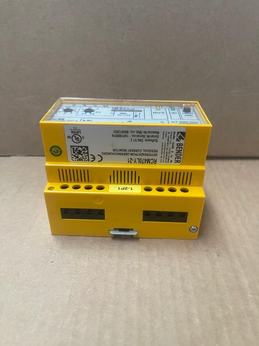 Bender - RCM470LY-21 - Residual Current Monitor, 10 mA–10 A, 9.6–84V DC