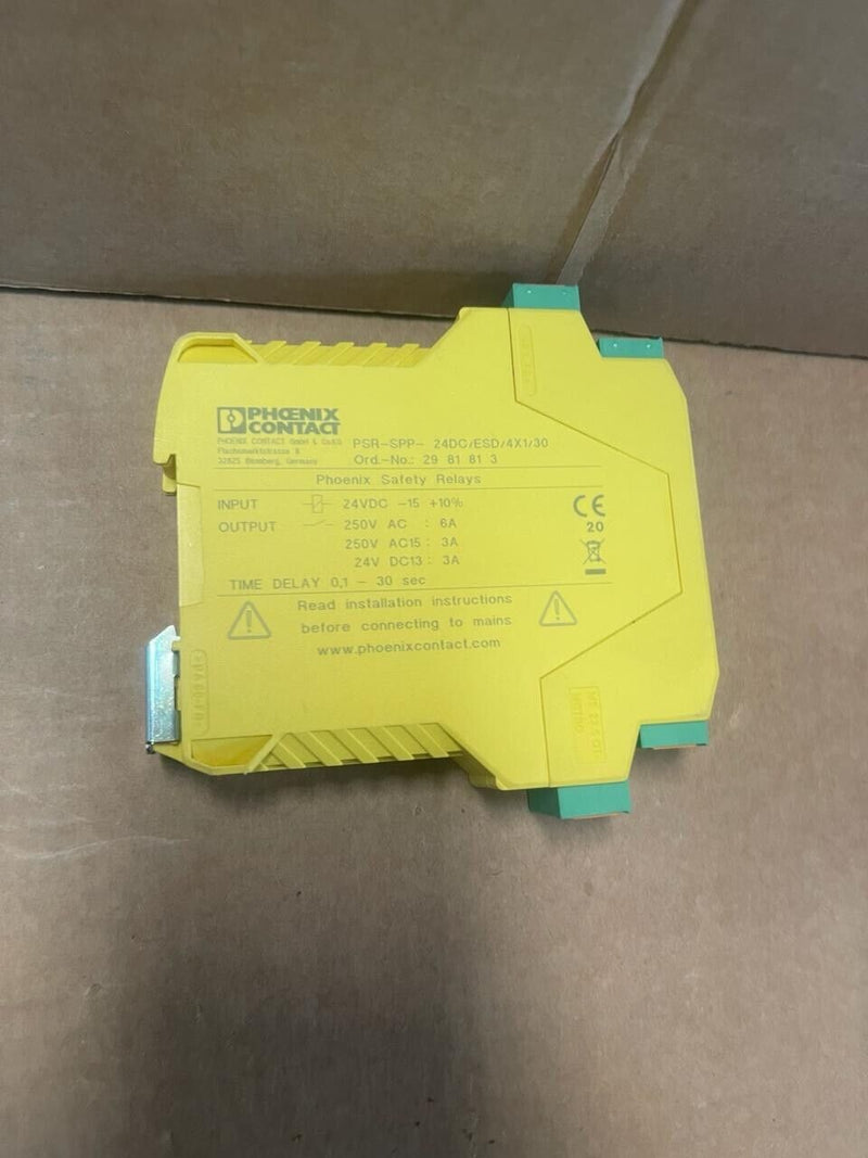 Phoenix Contact - PSR-SPP- 24DC/ESD/4X1/30 - Safety Relay - 2981813