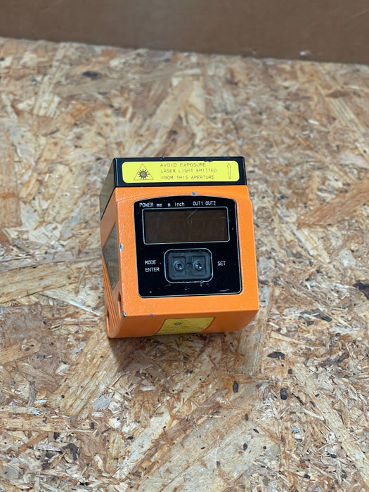 IFM Efector – O1D102 – Laser Distance Sensor (0.2–3.5 m, PNP + Analog, IO‑Link)